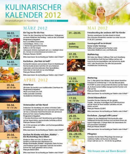 Veranstaltung Frühling ArtHotel