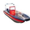 PonTOM® RTB2 Rettungsboot – Bugansicht mit offener Arbeitsfläche